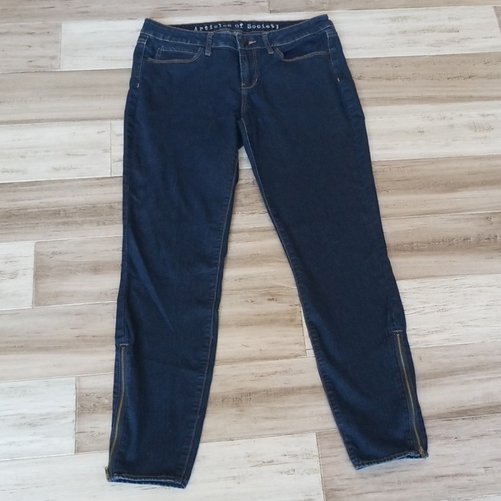 Articles of Society Mya Skinny Jean w/ Ankle Zips